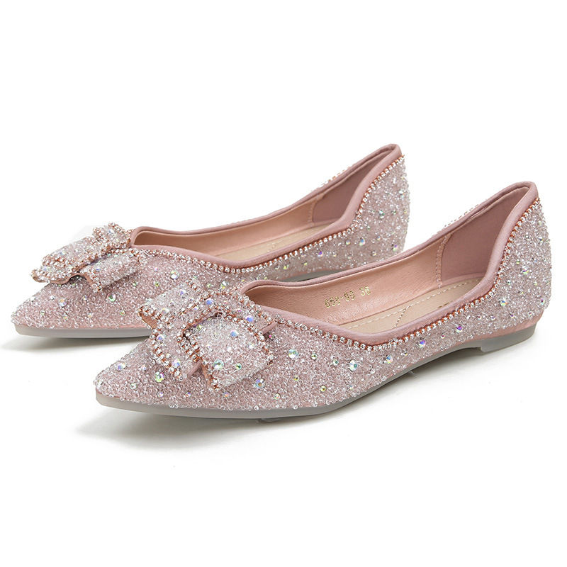 Miniatura: Classic rhinestone casual single shoe women's summer 2024 new full diamond ladie