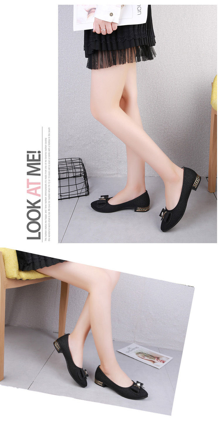 Miniatura: Women Flats Bowknot Single Shoes Female 2024 Spring Autumn Loafers New Fashion S