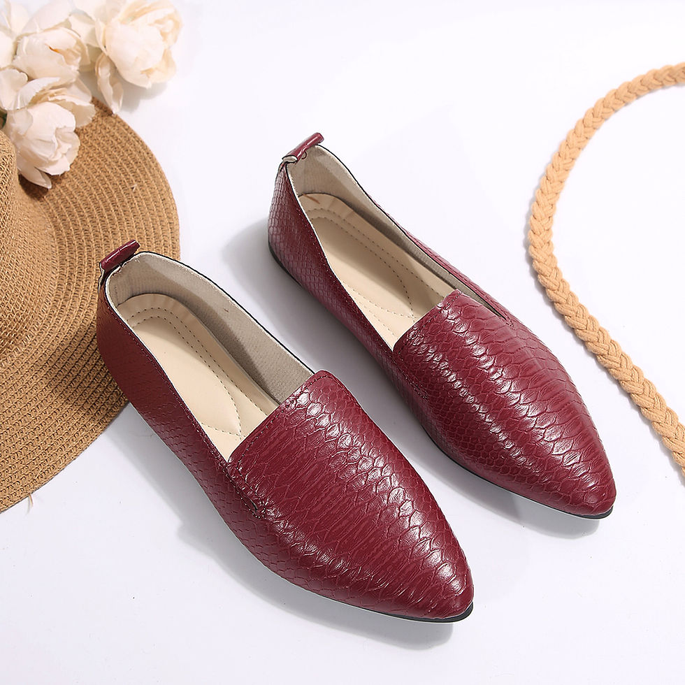 Miniatura: French retro pointed flat shoes 2025 women's large soft sole comfortable spring 