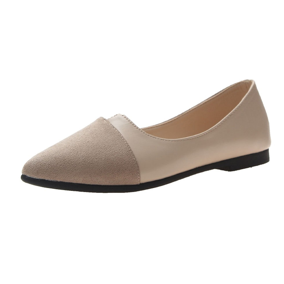 Miniatura: Women Shoes Fashion Splice Mule Flats Pointed Toe Ballerina Ballet Flat Shoe Zap