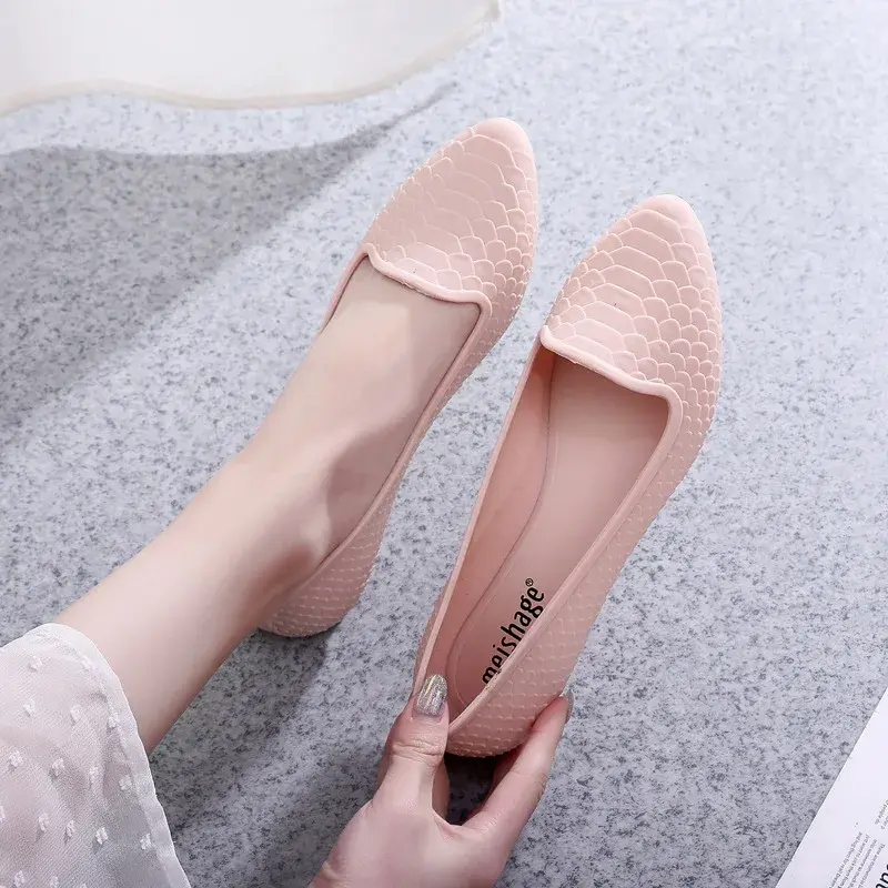 Miniatura: 2022 New Spring Summer Flat Bottom Women's Shoes Simple Pointed Toe Overstock Sh