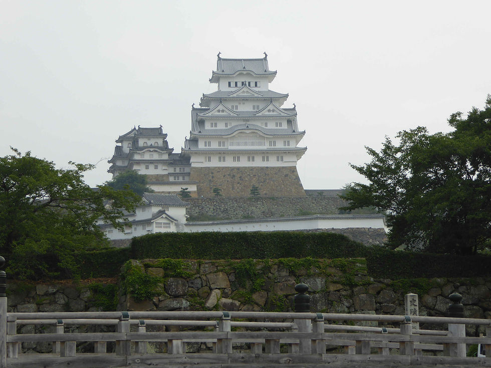 Chateau de HIMEJI. Une des plus anciennes structures du japon médiéval inscrit au patrimoine mondial de l'UNESCO.