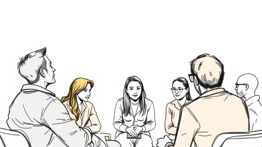 Interviewing friends about feedback on core values.