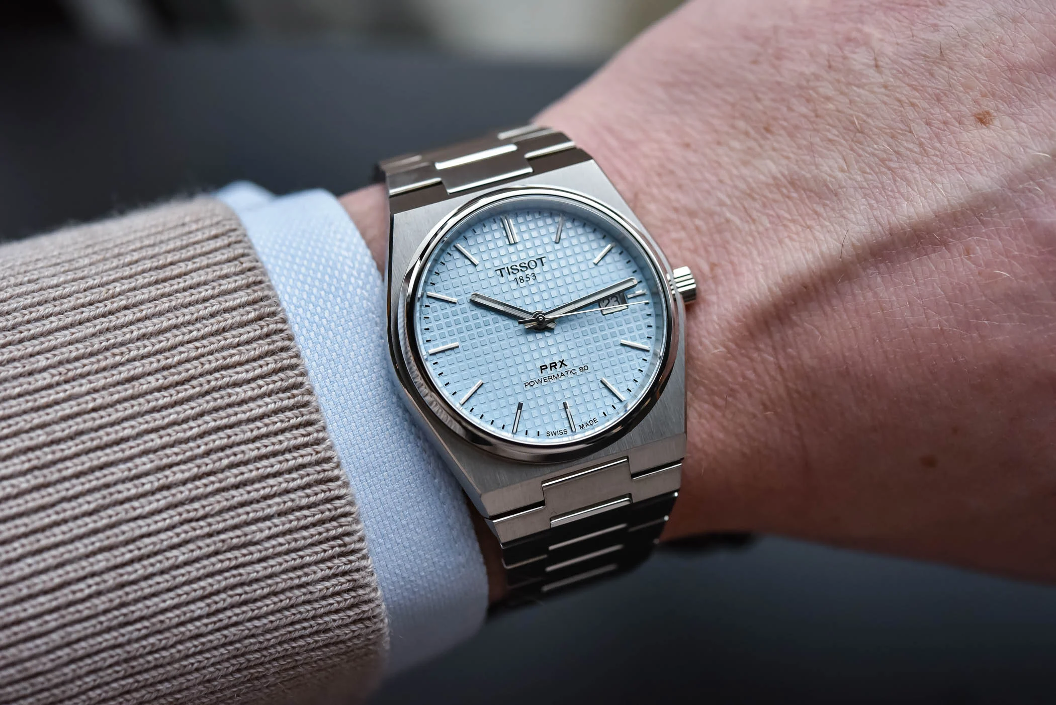 Ice-Blue Tissot PRX Powermatic 80 (The Williamsville, NY Watch)