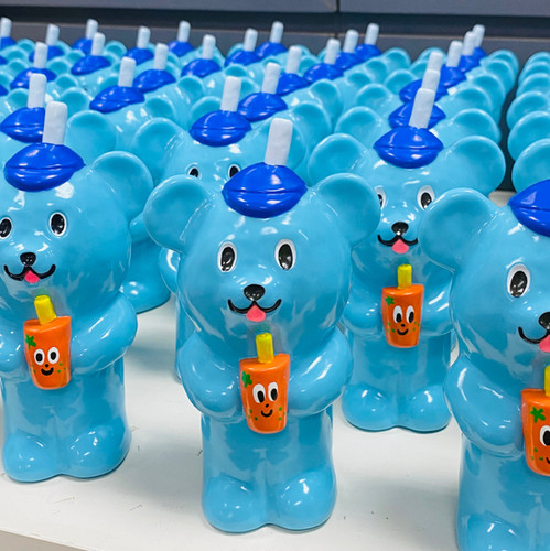 Soda Bear BoBo (Original Blue) 梳打小熊(藍色) Sofubi Toy