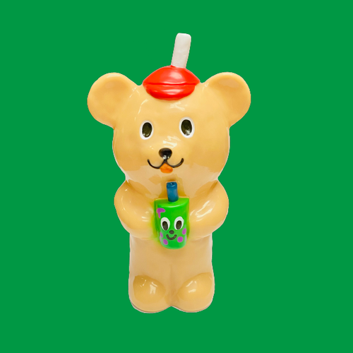 Soda Bear BoBo (Khaki) 梳打小熊(卡其色) Sofubi Toy
