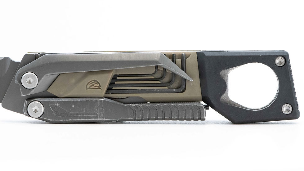The other side of the Real Avid Pistol Tool is the pick, driver, and a set of those tiny Allen wrenches you always end up needing.