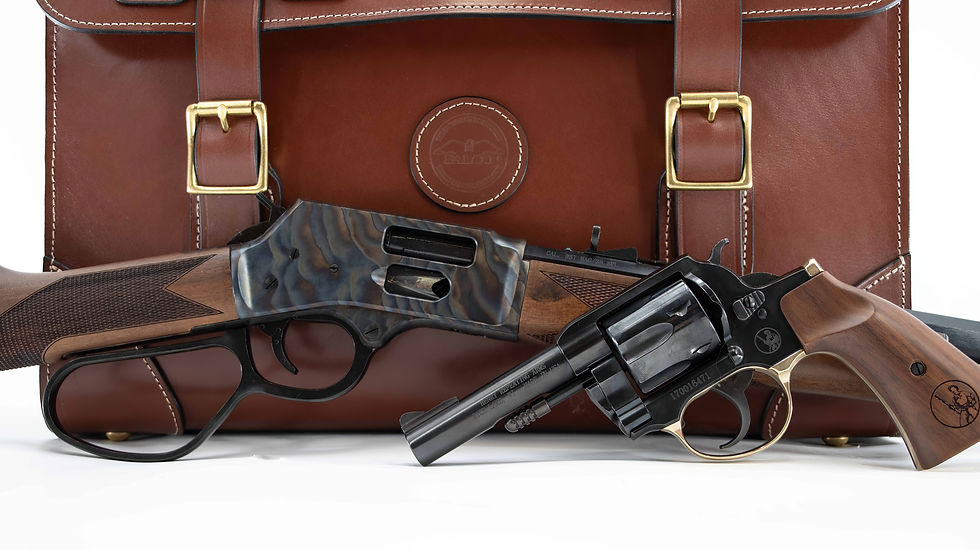 Henry Big Boy 4" revolver and Henry Big Boy 16" Carbine