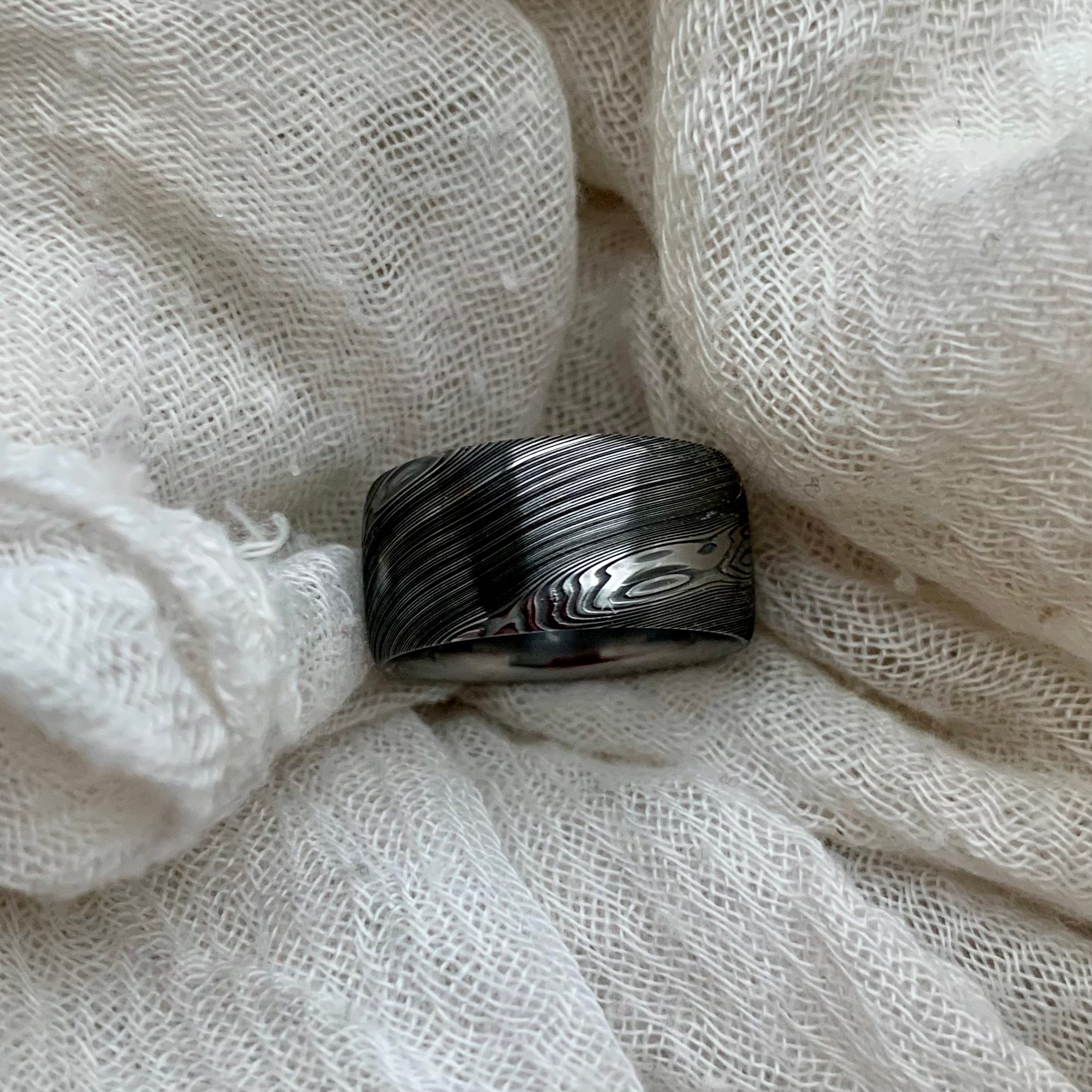Bague Damasteel SAGA - 10 mm