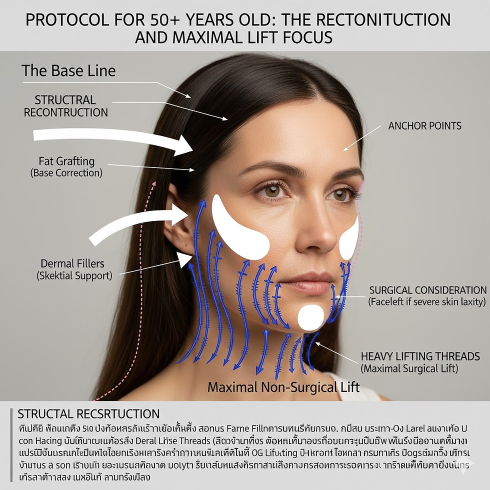 Protocol สำหรับวัย 50 ปีขึ้นไป: The Reconstruction and Maximal Lift Focus