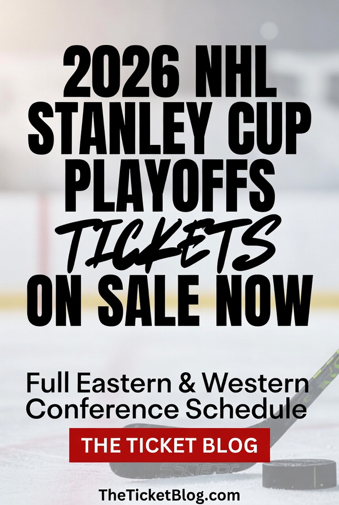 2026 NHL Stanley Cup Playoffs Tickets On Sale: Full Eastern & Western Conference Schedule