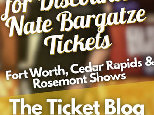 Discounted Nate Bargatze Tickets
