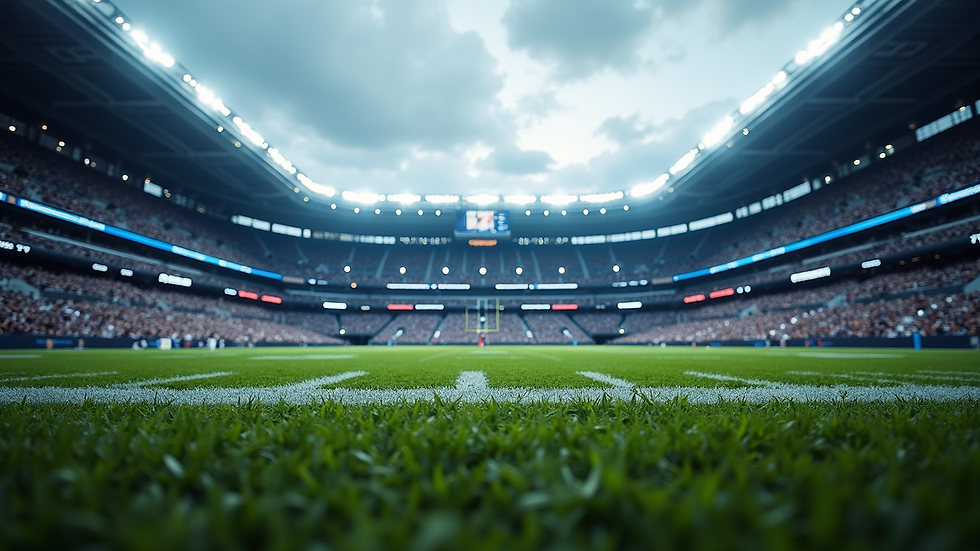 Eye-level view of Nissan Stadium during a Titans game