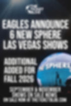 Eagles Announce 6 New Sphere Las Vegas Shows