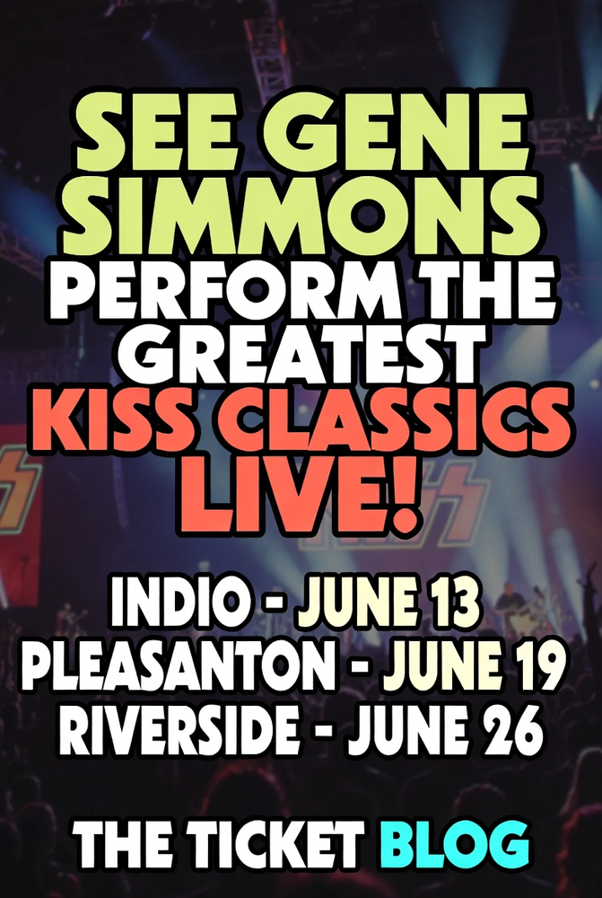 See Gene Simmons Perform KISS Classics Live: Indio June 13, Pleasanton June 19, Riverside June 26