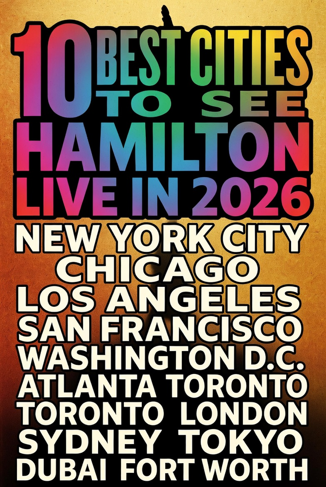 10 Best Cities to See Hamilton Live in 2026 – From NYC to Fort Worth
