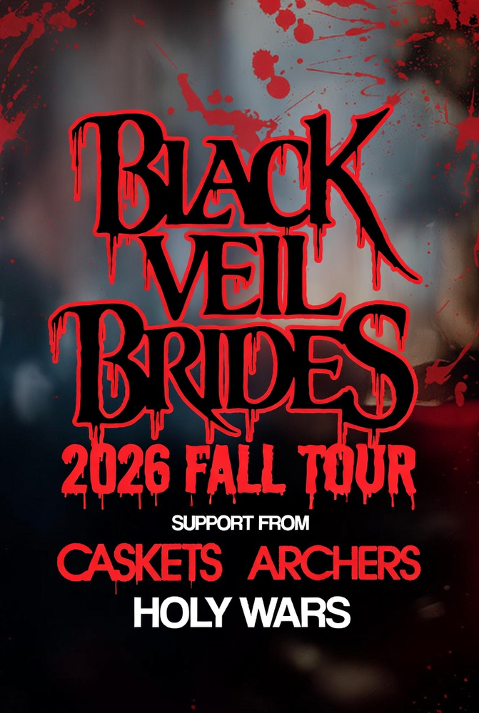 Black Veil Brides 2026 Fall Tour with Caskets, Archers & Holy Wars