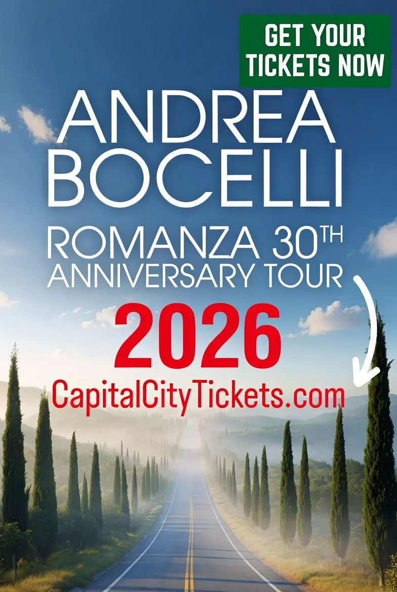 Andrea Bocelli Tickets 2026