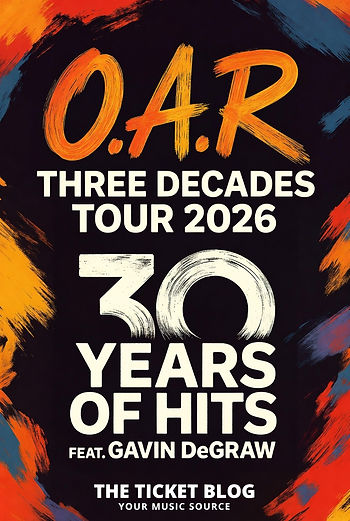 O.A.R. Three Decades Tour 2026