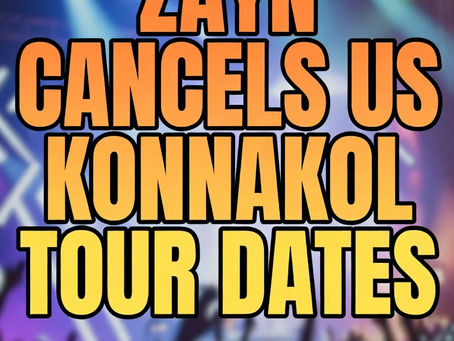 ZAYN Cancels US Tour