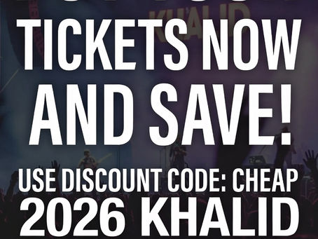 Secure Discounted Khalid Tickets Today