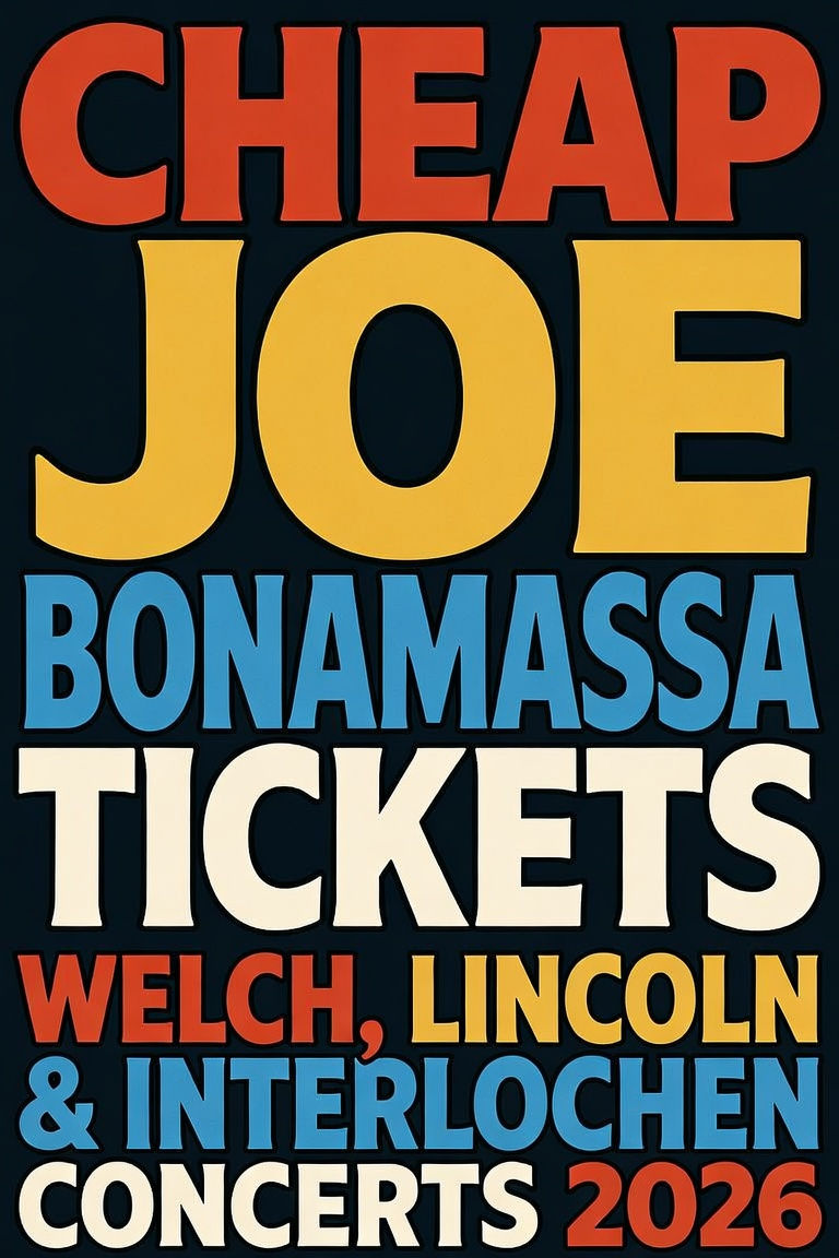 Joe Bonamassa 2026 Tour