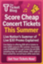 Score Cheap Concert Tickets This Summer