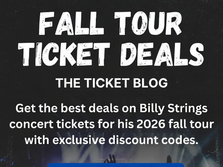 Billy Strings Discount Code 2026