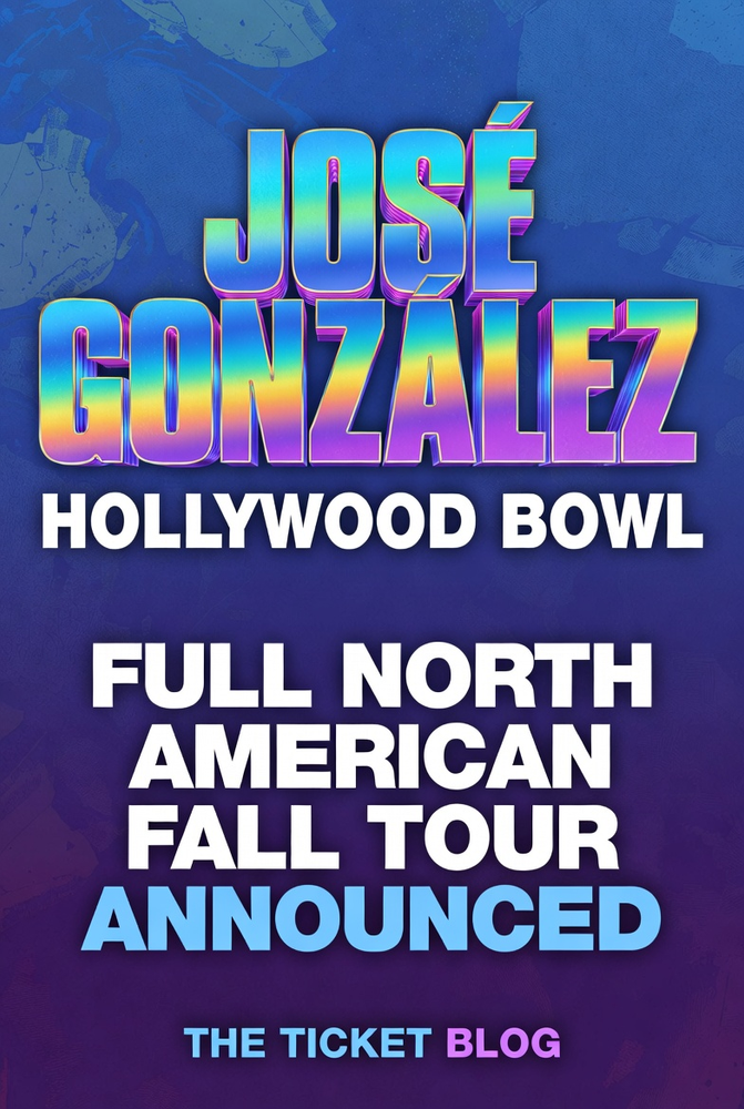 José González Hollywood Bowl 2026: Full North American Fall Tour Announced