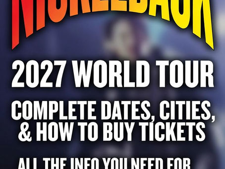Nickelback 2027 World Tour