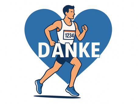 Empfang des Spendemarathons Rom–Blatten in Wiler