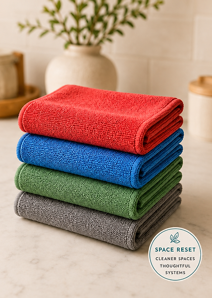 Color-coded microfiber system