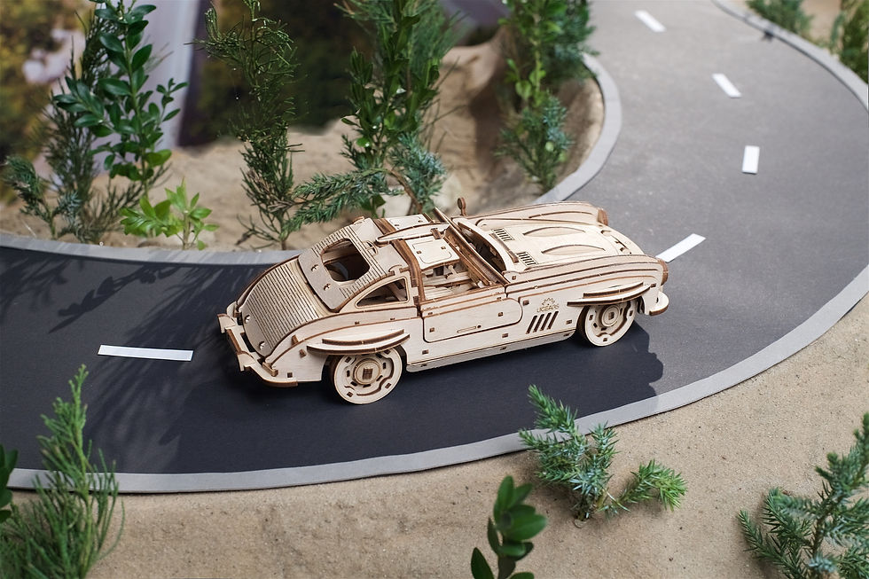 Thumbnail: Winged Sports Coupe - Modelbouw