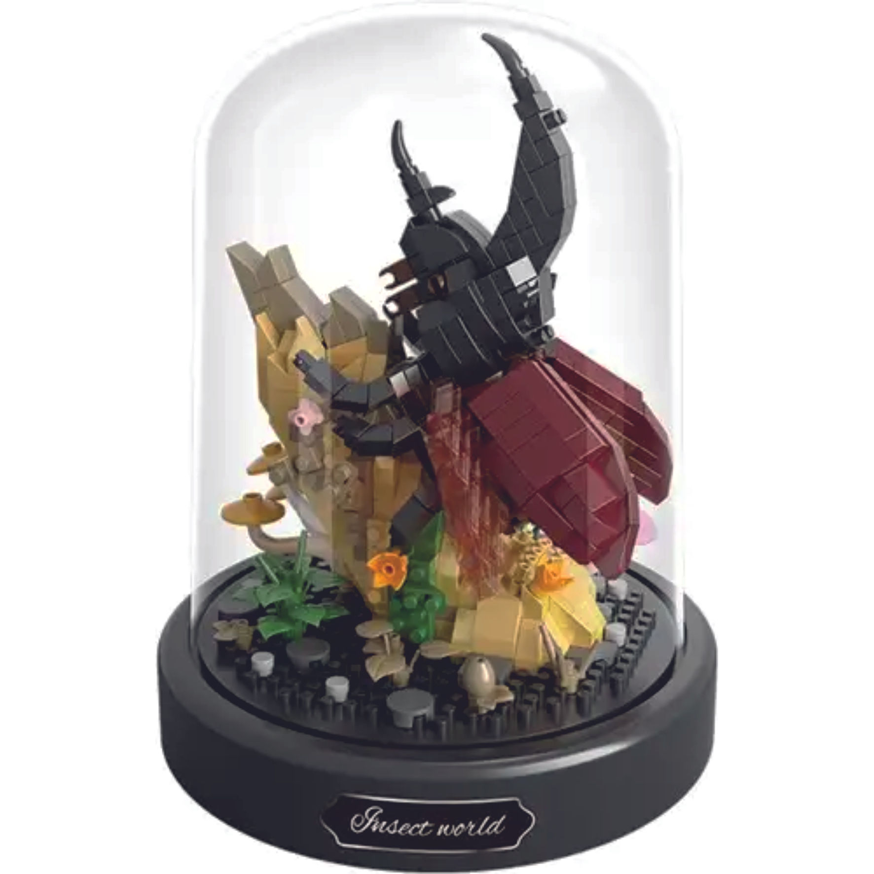 Mini Blocks - Bloemen met Neushoornkever