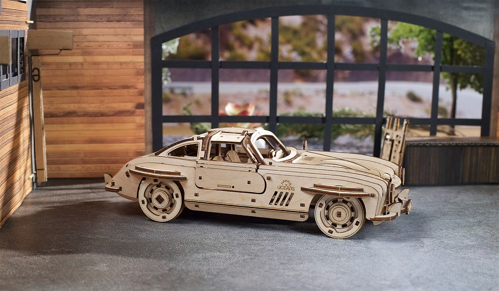 Thumbnail: Winged Sports Coupe - Modelbouw