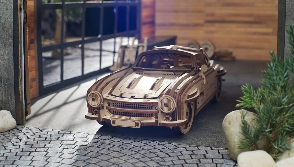Thumbnail: Winged Sports Coupe - Modelbouw