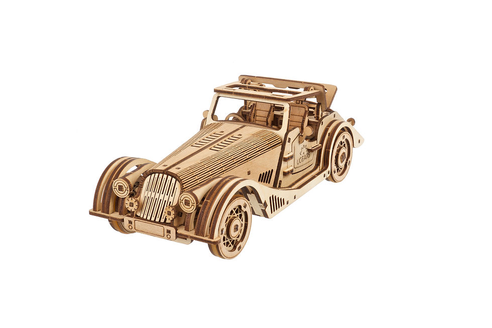 Sportwagen Rapid Mouse - Modelbouw - UGEARS