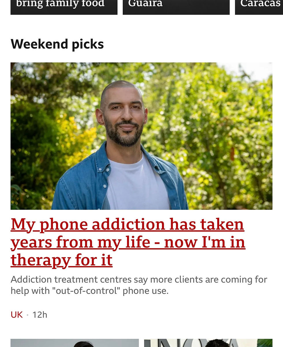 personal trainer phone addiction