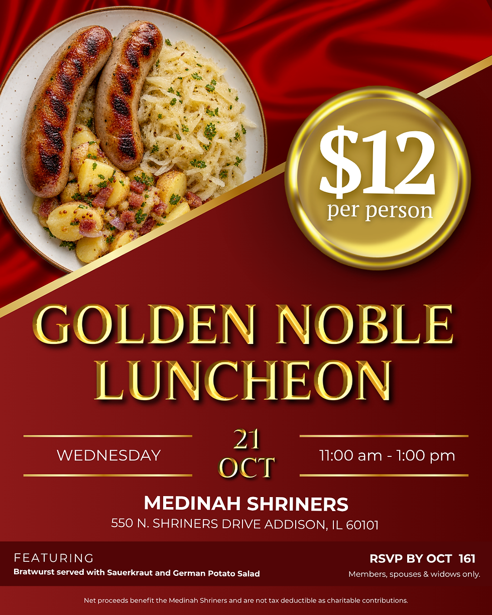 October Golden Nobles Luncheon