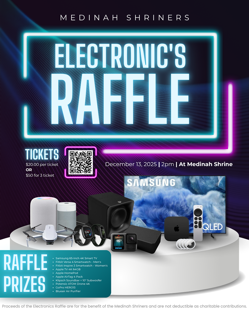 Electronics Raffle 2025
