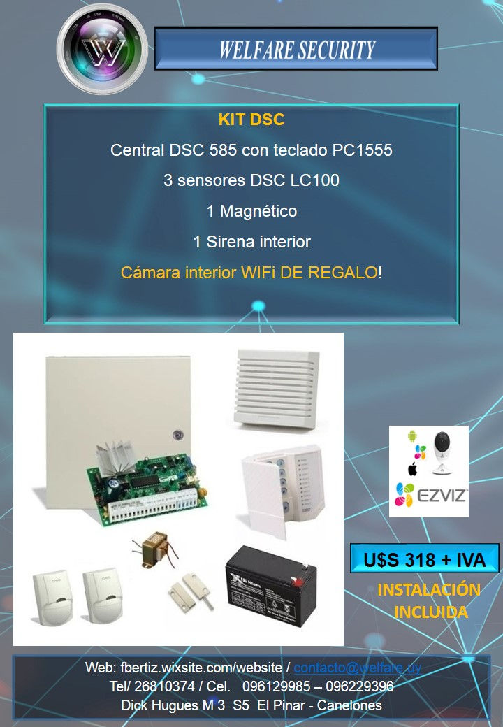 Kit Alarma DSC