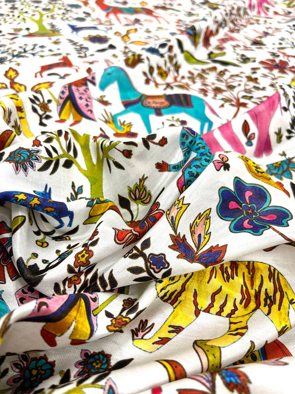 27201 - SILK VISCOSE CHARMEUSE