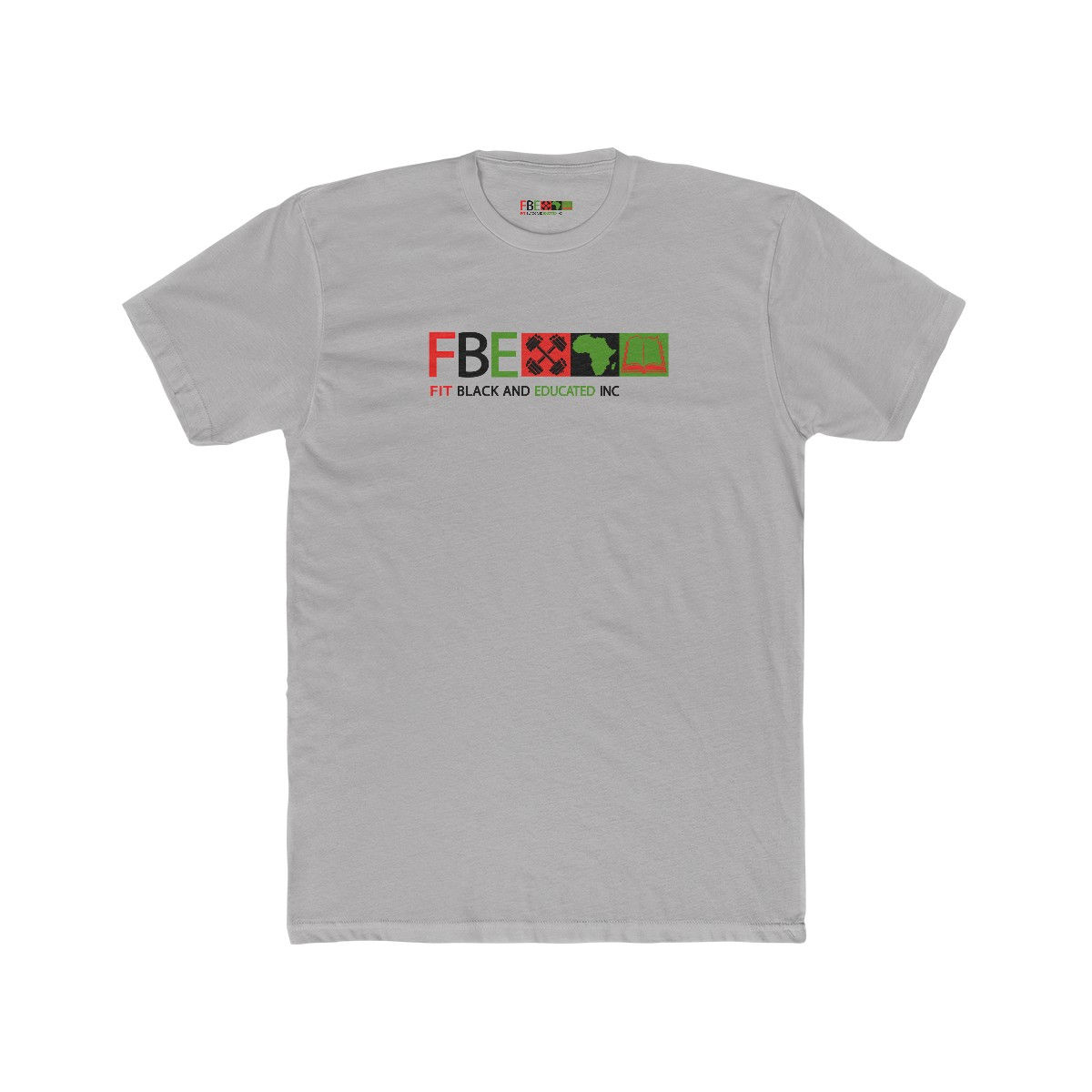 FBE logo with Be the Movement t-shirt