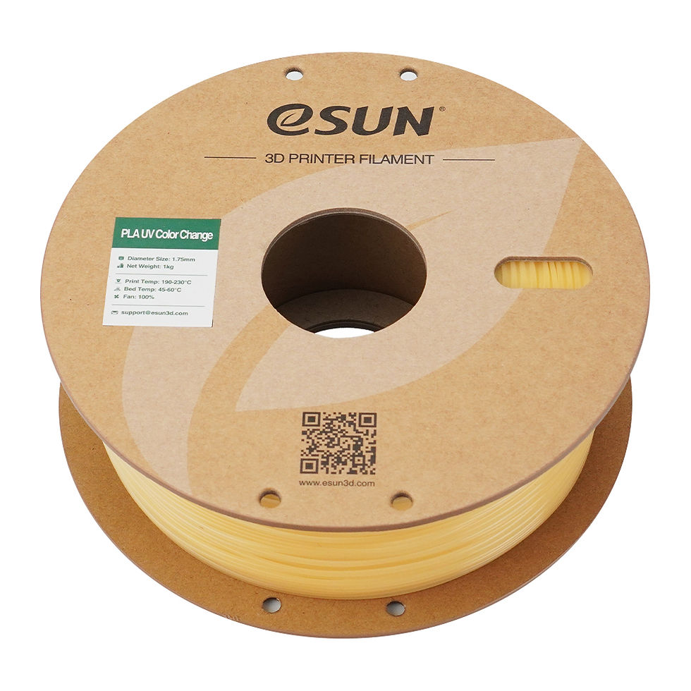 Миниатюра: eSun PLA - 1.75mm - 1 kg - UV фотохромен жълт