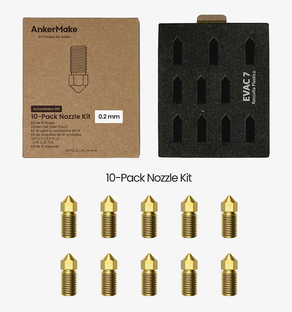 Миниатюра: Месингова дюза 0.2mm AnkerMake M5 - 10 бр.