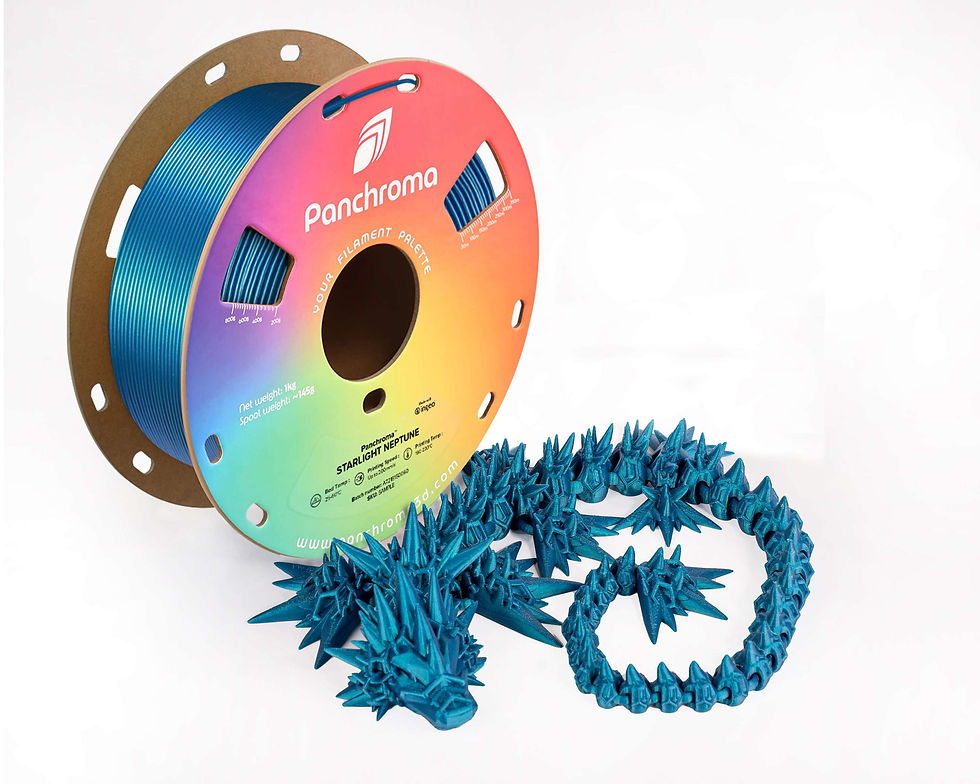 Миниатюра: Panchroma Starlight PLA 1 kg (Starlight Neptune) динамичен цвят според ъгъла на светлината