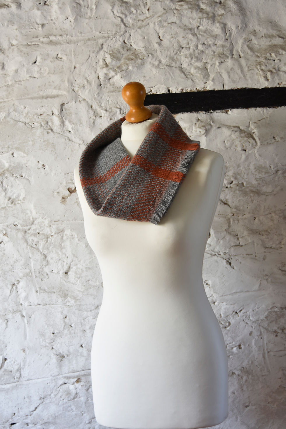 Thumbnail: Orange and Grey - Snood
