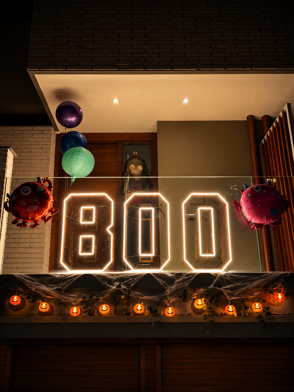 Miniatura: Números luminosos con neón pequeño