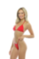 riri triangle bikini top by maly swimwear - side view