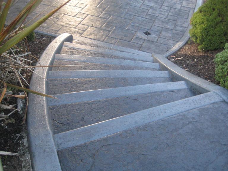 Textured Steps down